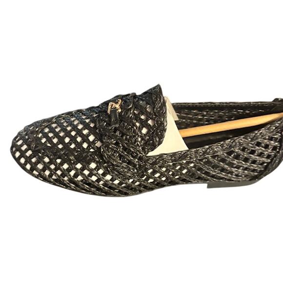 NIB Aerosoles Women's Hour Raffia Wicker Black Loafer, Size 5 - Picture 9 of 11